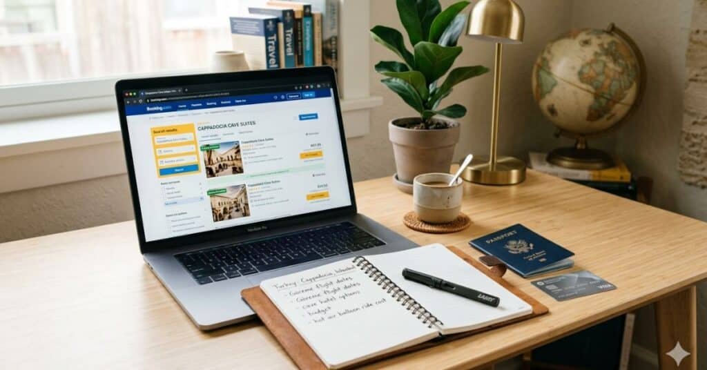 Planning hotel booking for Cappadocia trip