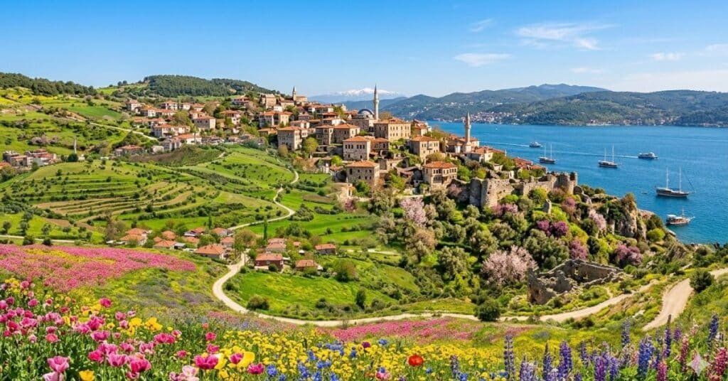 turkey spring season landscape