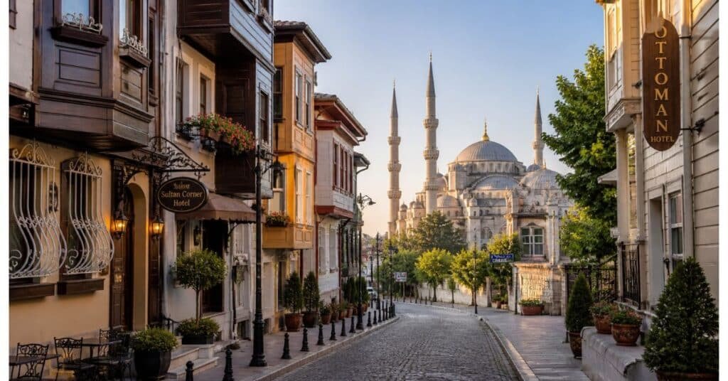 Boutique hotels in Sultanahmet historic district Istanbul